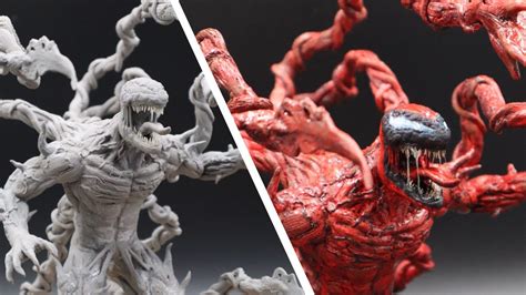 Sculpting Carnage Timelapse Venom Let There Be Carnage Polymer