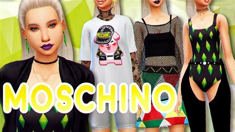 Sims 4 Moschino Styling Video Cc Links Youtube