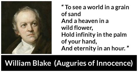 William Blake To See A World In A Grain Of Sand And A Heaven