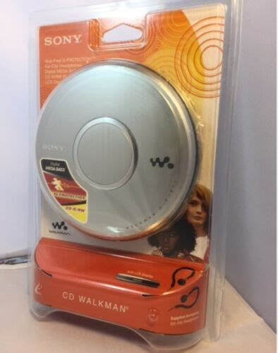 Sony Walkman Portable Cd Player Silver D Ej011sc 27242705210 Ebay