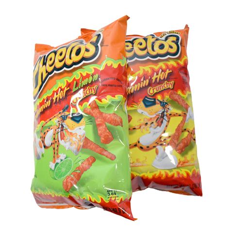 Cheetos Party Bundle Flamin Hot Crunchy Flamin Hot Crunchy Limon 85 Oz Bag Set Buy Online In