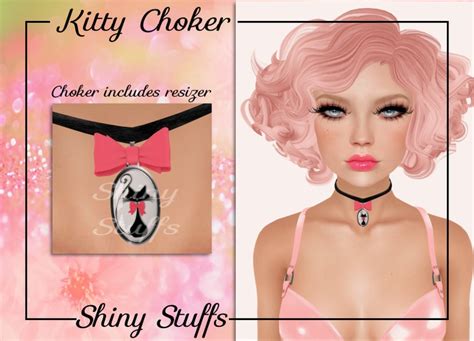 Second Life Marketplace ~shiny Stuffs~ Kitty Choker