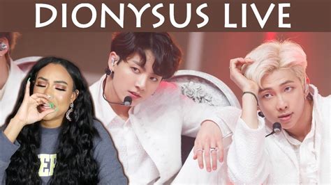 Bts Dionysus Live Performance Reaction Youtube