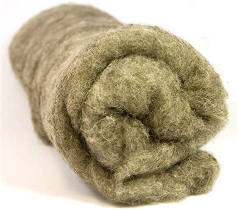 Carded Wool Batts Core Wool 200g Grey Amazonca Home