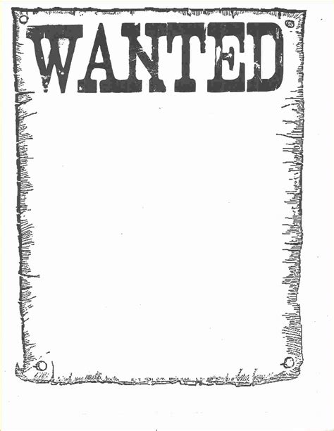 007 Free Wanted Poster Template Printable Wantedster For Word Kids