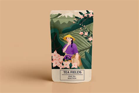 Packaging Illustration Behance