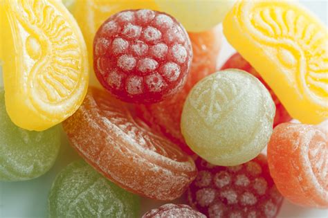 Close Up On Sweet Fruit Flavored Candy Free Stock Image