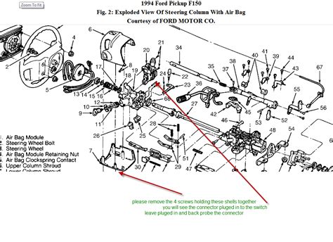 1995 Ford F150 Steering Column Diagram Diagram Resource Gallery