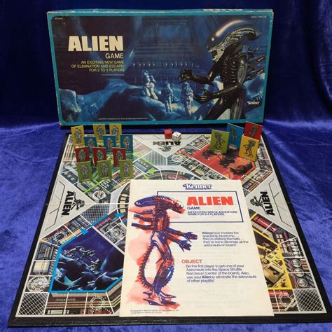 Vintage Alien Board Game 1979 By Kenner Complete Kenner Alien Board