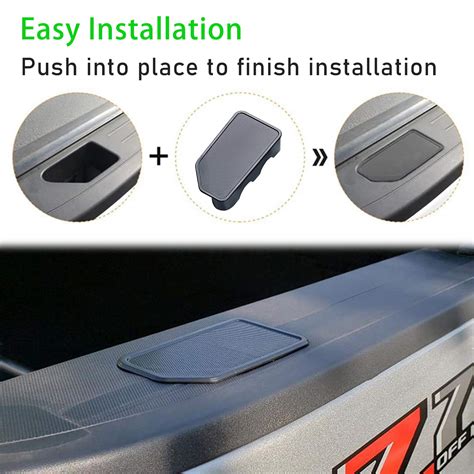 Yumzeco Bed Rail Stake Pocket Covers Compatible With Chevy Coloradogmc