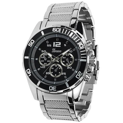 Find great deals on geneva watches at kohl's today! Shop Geneva Platinum Men's Milgrain Link Watch - Free ...