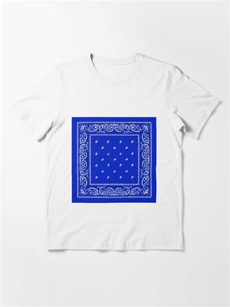 Blue Bandana T Shirt By Ariahgraphics Redbubble
