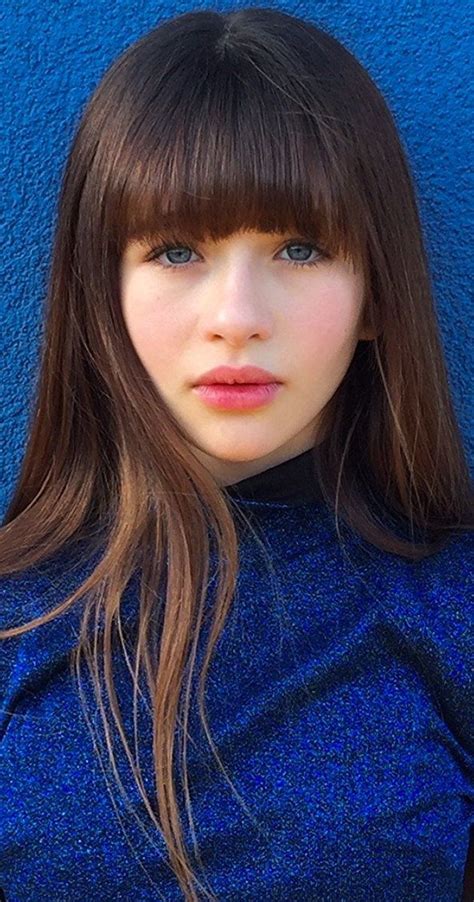 Malina Weissman Imdb How To Style Bangs Hair Styles Medium Hair Styles