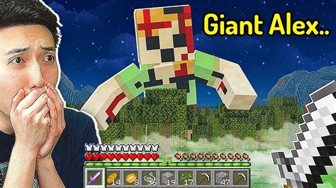 Testing Scary Minecraft Giant Alex Myth That Actually Real