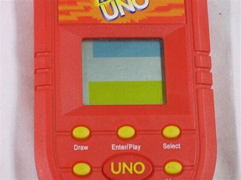 Electronic Uno Handheld Electronic Game 2001 Mattel Inc Ebay