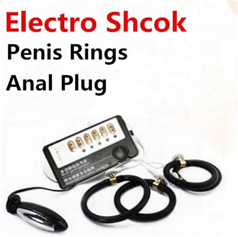 Medical Themed Toys Kitselectric Shock Penis Time Delay Ring Cock