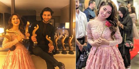Sajal Aly And Ahad Raza Mir Share Heartwarming Notes After Winning Hum
