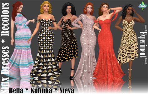 Sifix Dress Recolors Part 1 At Annetts Sims 4 Welt Sims 4 Updates
