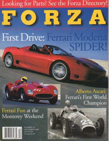 Forza The Magazine About Ferrari 026 Albaco Collectibles