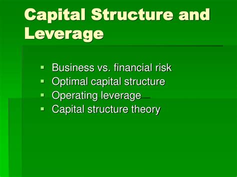 Ppt Capital Structure And Leverage Powerpoint Presentation Free
