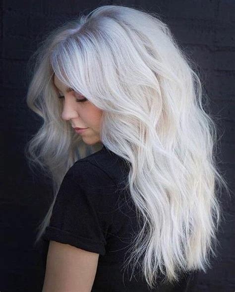 20 Trendy White Blone Color Hair Styles For Girls Page 2 Of 4 Ibaz