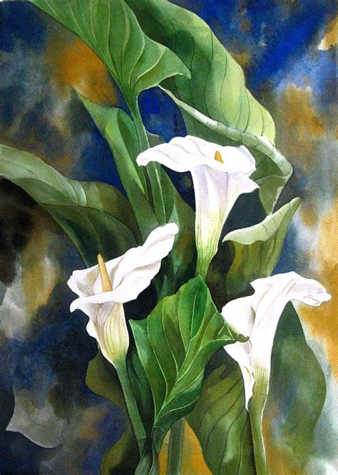 Calla Lily Flower Painting