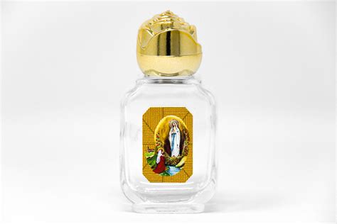 Direct From Lourdes Lourdes Holy Water Gold Top Bottle
