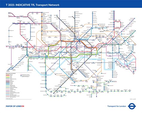 London Underground Circle Line Tube Map