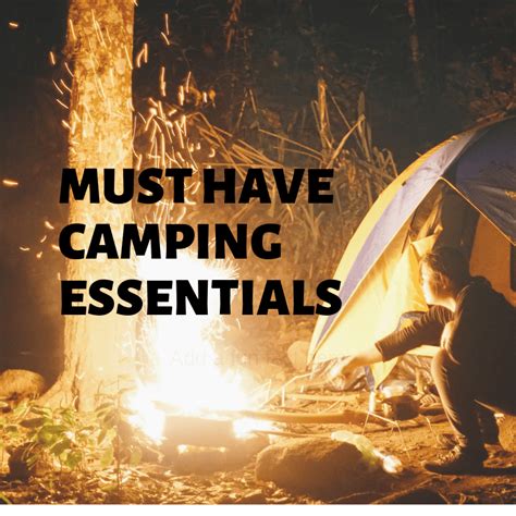Must Have Camping Essentials Ptt Outdoor
