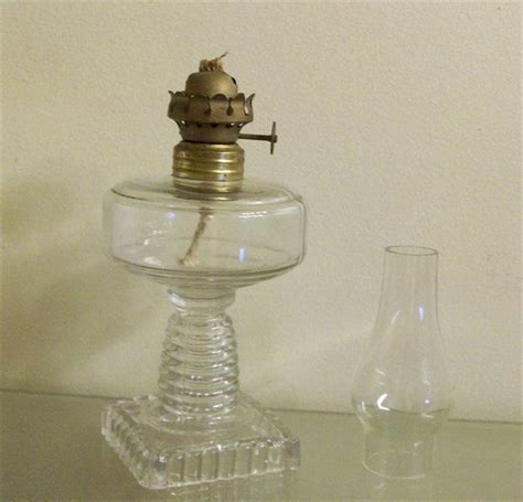 Antique Miniature Lamp Kerosene Or Oil Lamp Original Burnercomplete