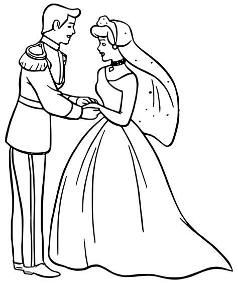 Cinderella Prince Charming Coloring Pages At GetColorings Free