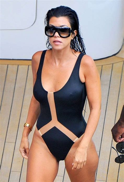 Kourtney Kardashian Wearing Celine Sunglasses