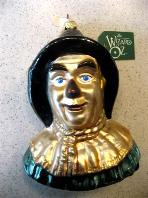 Vintage Kurt Adler Polonaise Wizard Of Oz Scarecrow Glass Christmas