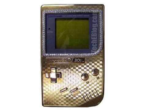 18k Gold Game Boy 25000 The Most Expensive Game Boy Made To Date