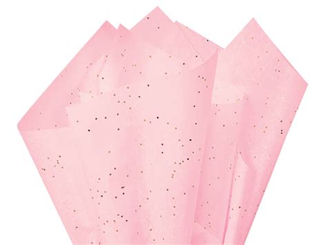 Rose Gold And Blush Glitter Tissue Paper 20x30 Bulk 200 Sheet Pack