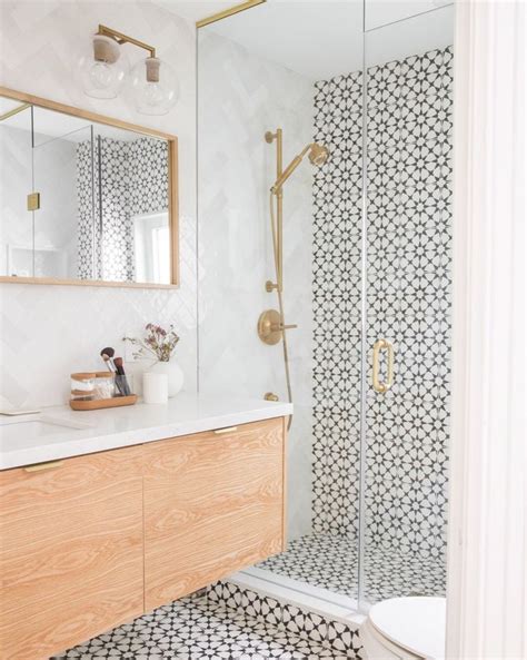 Cement Tile Shop Atlas Ii Pattern We Love The Way This Bathroom