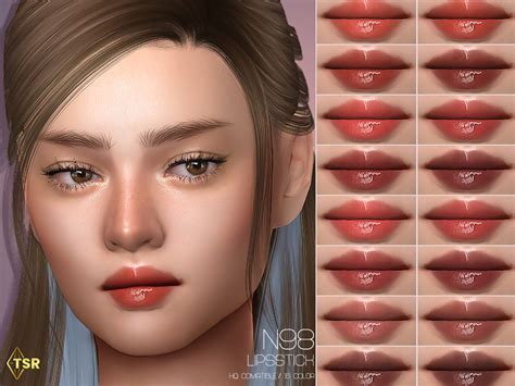 Lmcs N98 Lipstick By Lisaminicatsims From Tsr Sims 4 Downloads