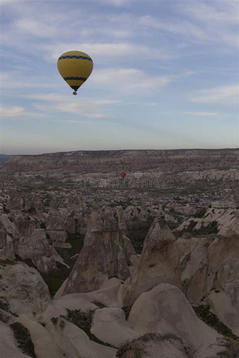 World Heritage Cappadocia Goereme Turkey Balloons Over Goreme