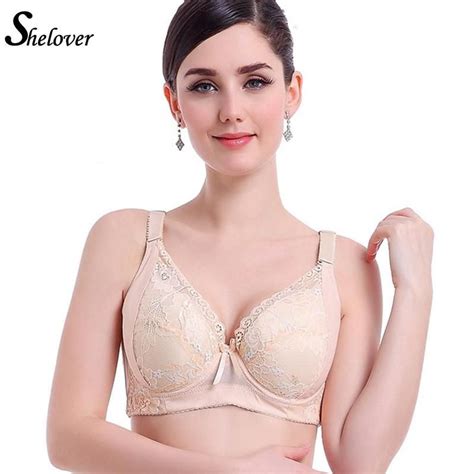 2020 Wholesale Shelover Female Underwear Plus Size Push Up Bra Sexy Lace Bra Intimate Brassiere