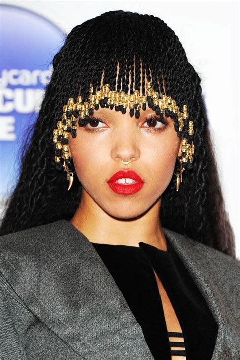 Fka Twigs Braided Bangs