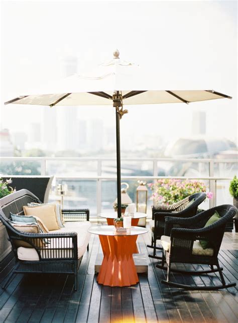 Patio Lounging At The Fullerton Bay Hotel In Singapore Entouriste