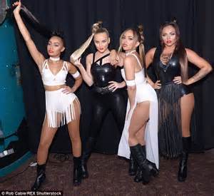 little mix s perrie edwards wears boho lace minidress for tv appearance daily mail online