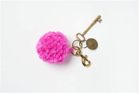 Pom poms are, i feel, a universally favorite embellishment. DIY Pom Pom Keychain Kit