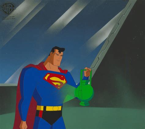 Superman The Animated Series Original Production Cel Superman Original