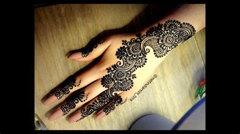 Beautiful trendy easy simple strip bail henna mehndi ...