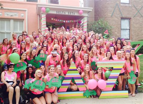 2014 Bid Day Delta Zeta Sorority University Of Louisville Delta Zeta Sorority Delta Zeta