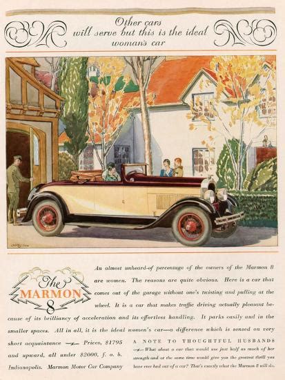 Marmon Magazine Advertisement Usa 1927 Giclee Print