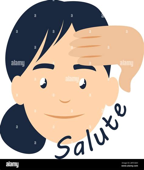 Saluting Funny Stock Vector Images Alamy