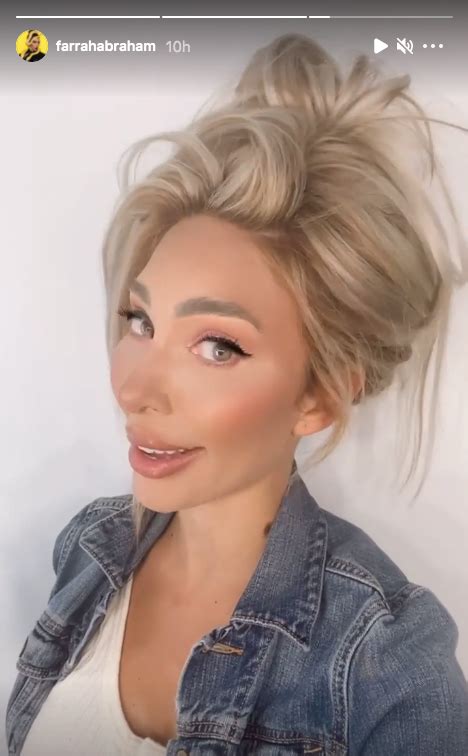 teen mom farrah abraham looks unrecognizable in new video after fans tells her to calm down on