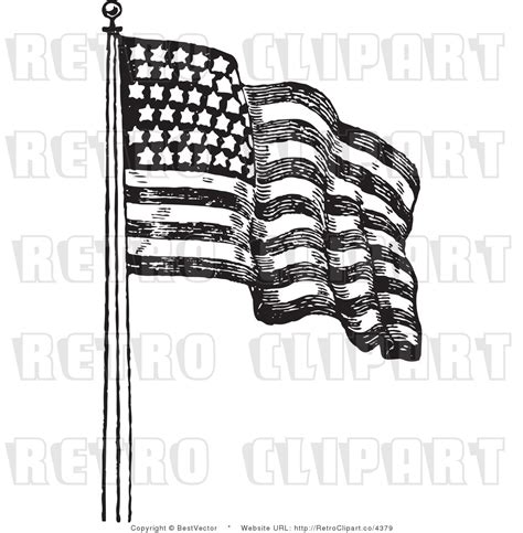 Free Waving American Flag Drawing Download Free Waving American Flag